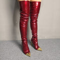 Fashion Slim Slim Leg Stretch Over-the-Knee Boots