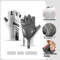 Spring And Summer Outdoor Mountain Bike Riding Gloves Thin Shock Absorption