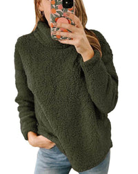 Stylish Loose-fitting Womens Pullover Hoodie Sweatshirt