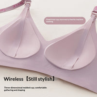 Maternity Fixed-Cup Padded Bra With Soft Support
