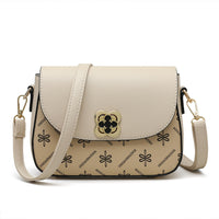 Women's Printed Contrast Color Small Bag