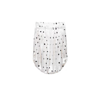 Irregularly Patterned Short Skirt With A Pleated Design