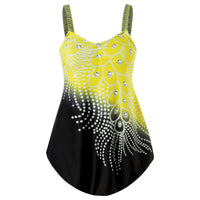 Swimsuit Women's One-piece Skirt 5XL 200 Catties