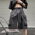 Men's Plus-Size Quick-Drying Wide-Leg Casual Cropped Pants