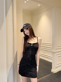 Slim Fit Waist Cinching Hip Hugging Dress