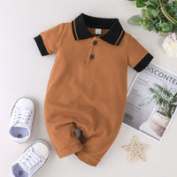 One-piece Baby And Infants Romper Fashion Striped Boxer Onesie