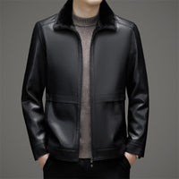 Men's Fashion Velvet Padded Fur Jacket