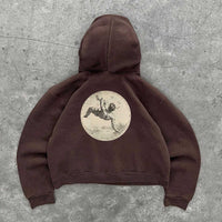 Retro Street Loose Couple Hooded Sweater
