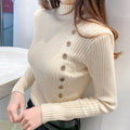 Autumn And Winter New Half Turtleneck Pullover Long Sleeve Slim Fit Sweater