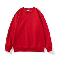 Drop Shoulder Sweater Water Soft Cotton Round Neck Solid Color Men And Women