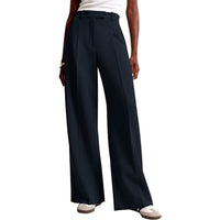 Casual Straight-Leg Business Suit Pants For Women