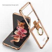 Mobile Phone Case Folding Simple And Creative Frosted Hard Shell Solid Color