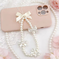 Pendant Short Beaded Chain Phone Case Lanyard