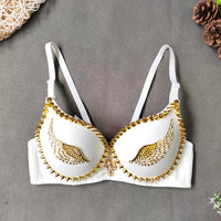 Angel Wings Beaded Breastwear Short Women