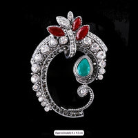 Baroque-style Vintage Crystal Brooch For Men And Women