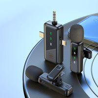 Wireless Collar Clip Microphone H65 Three-in-one Mobile Phone Computer Microphone