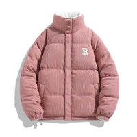 Cashmere Cotton-padded Coat Double-sided Wear Loose Lapel Warm Coat