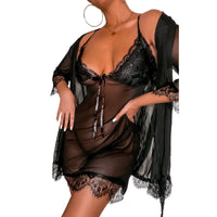 Women's Lace Thin Pajamas Two-piece Suspender Nightdress