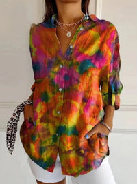 Women's Long-sleeved Printed Shirt