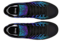 Fashion Printed Couple High Top Canvas Shoes