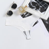 New Style Sexy Breathable Seamless Low-rise Ladies Briefs One-piece Thong Panties