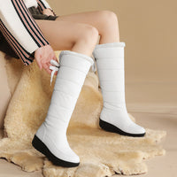 New Wedge-heel Casual Thick-fur High-top Snow Boots