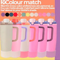 Water Bottle Silicone Sleeve Bottom Non-slip