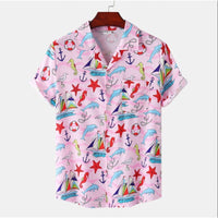 Men's Short-sleeved Shirt Trendy Fashion