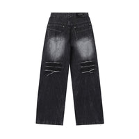 Contrast Color Inkjet Gradient Overalls Men's Clothing