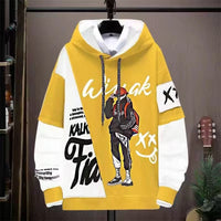 Japanese Ins Hip Hop Top Color Matching Long Sleeve Coat