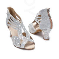 Diamond-encrusted Senior Dance Shoe Women