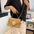 Fashion Portable Small Square Bag Flip Double Compartment