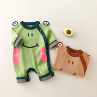 Infant Cotton Yarn Knitted Romper