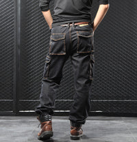 Men's Straight Cargo Pants Loose Plus Size Plus-sized Fat Guy's Pants Jeans