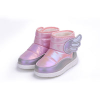 Children's Waterproof Non-slip Middle Tube Warm Snow Boots