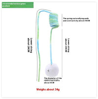 Cat Toy Self-Hi Sucker Spring Rabbit Hair Ball Interactive Play Pet Supplies Interactive Toys