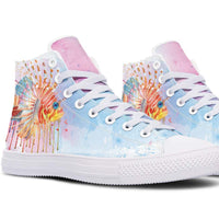 High Top Canvas Shoes For Printing Lovers