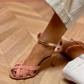 Summer Stylish Peep Toe Plus Size Color-matching Sandals