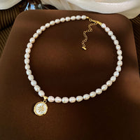Spring New Arrival Natural Seedless Freshwater Pearl Necklace