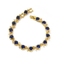 Women's Round-shaped Zircon-inlaid Bracelet