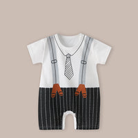 Thin Women's Short Sleeve Newborn Baby Child Jumpsuit Romper