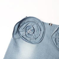Stitching Three-dimensional Decoration All-matching A-line Skirt Small Skirt