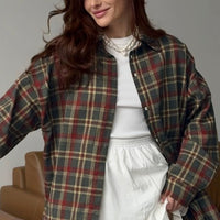 Retro Style Versatile Casual Long Sleeve Shirt For Women