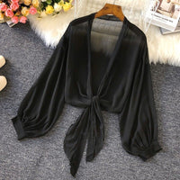 Support Outer Wear UV-proof Thin Breathable Ice Silk All-matching