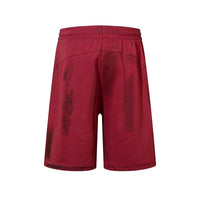 Badge Embroidered Waste Soil Style Casual Shorts