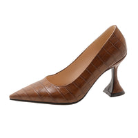 Womens Minimalist Pointed-toe High Heels