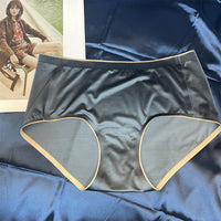 Mid-waist Silk Underwear Antibacterial Comfortable Seamless Classic Girl