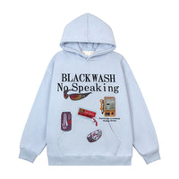 Snack Printing Hooded Loose Sweater