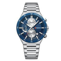 Neutral Waterproof Calendar Mens Business Sports Watch