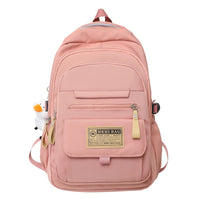 Backpack Girls' Style Schoolbag High School Female College Student  Capacity Bag